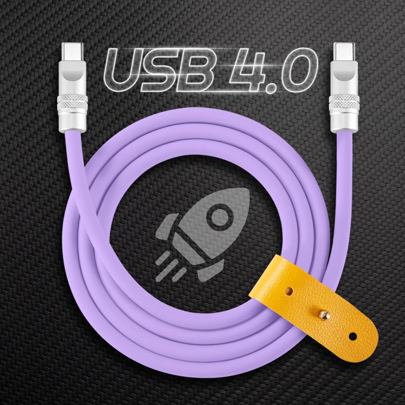 "HyperTransfer Chubby" USB3.2 Gen2×2 Cable & USB 4.0 Gen3×2