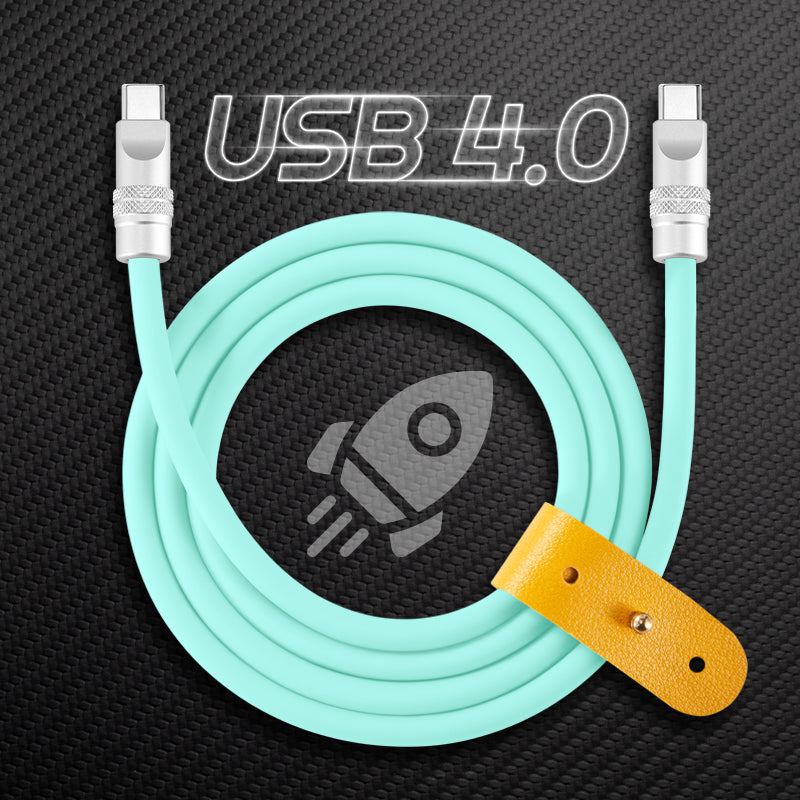 "HyperTransfer Chubby" USB3.2 Gen2×2 Cable & USB 4.0 Gen3×2