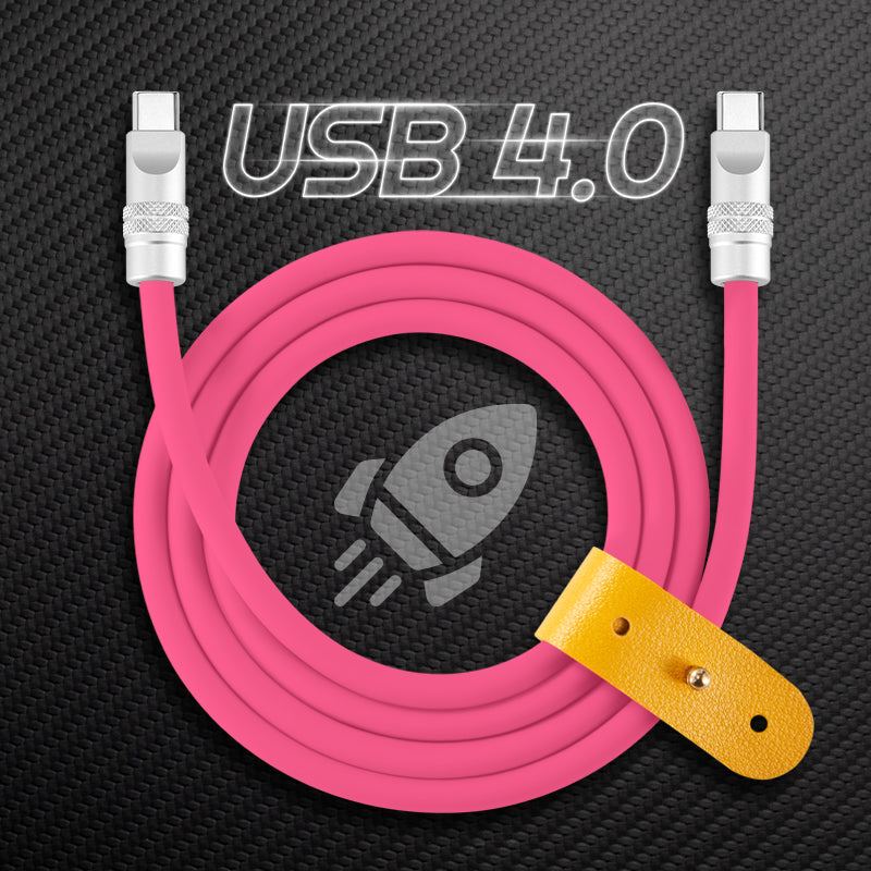 "HyperTransfer Chubby" USB3.2 Gen2×2 Cable & USB 4.0 Gen3×2
