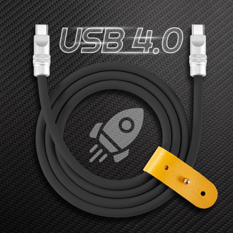 "HyperTransfer Chubby" USB3.2 Gen2×2 Cable & USB 4.0 Gen3×2