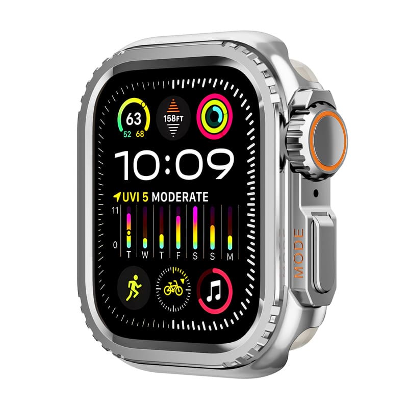 "Instant Ultra Transformation" One-Piece Alloy Bezel Case for Apple Watch