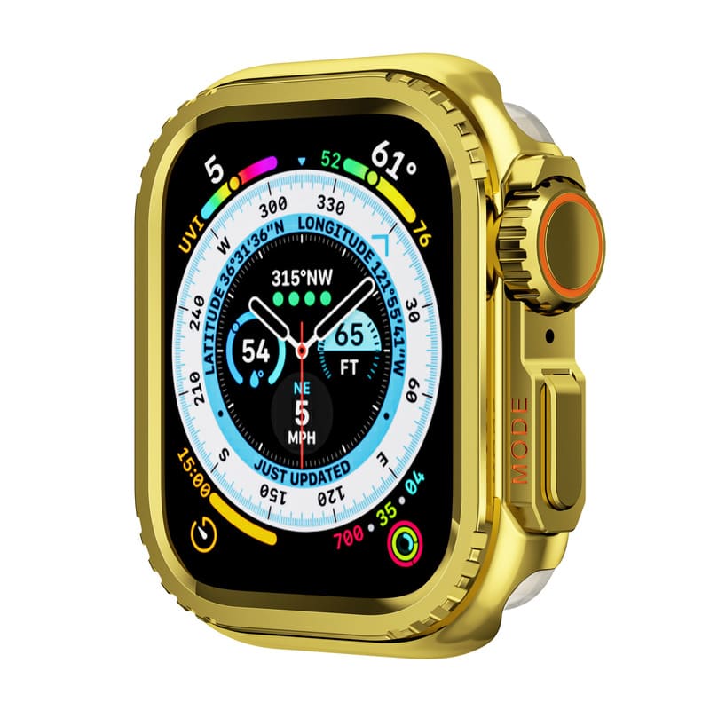 "Instant Ultra Transformation" One-Piece Alloy Bezel Case for Apple Watch