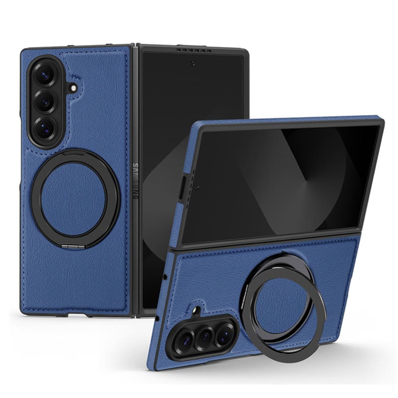 Leather 360° Rotating Magnetic Stand Case for Samsung ZFold7