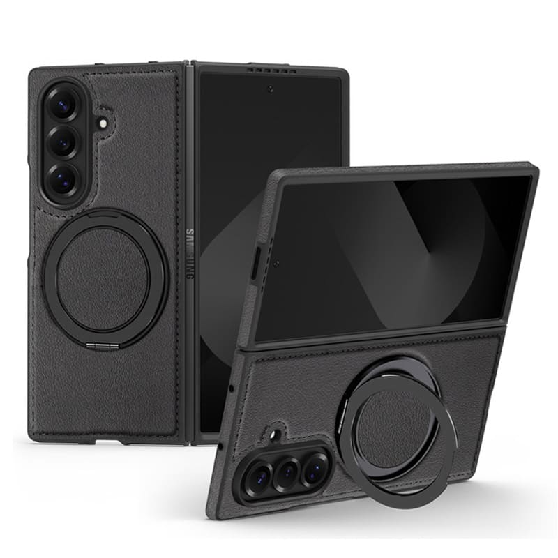 Leather 360° Rotating Magnetic Stand Case for Samsung ZFold7