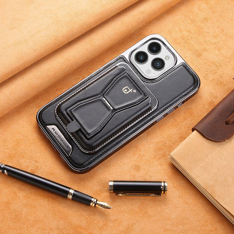 Leather Wallet Stand Phone Case For iPhone