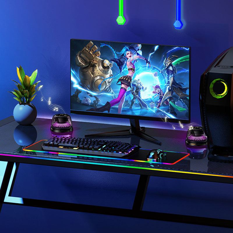 "MagMini" 15W Magnetic Wireless Charging Stand with Bluetooth Speaker & RGB Light