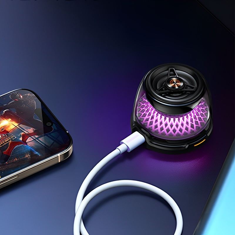 "MagMini" 15W Magnetic Wireless Charging Stand with Bluetooth Speaker & RGB Light