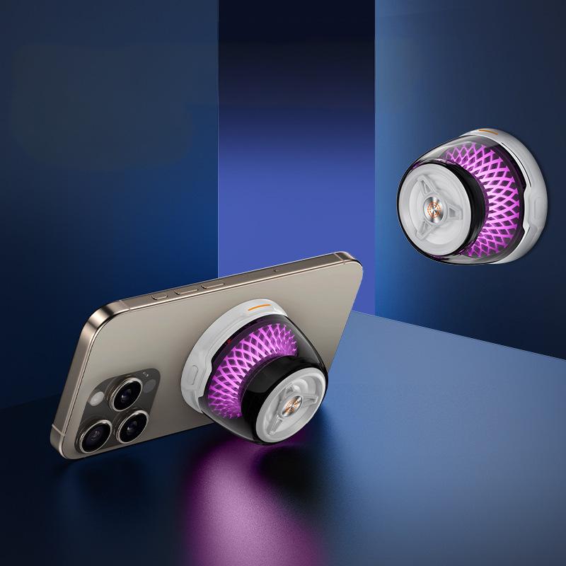 "MagMini" 15W Magnetic Wireless Charging Stand with Bluetooth Speaker & RGB Light