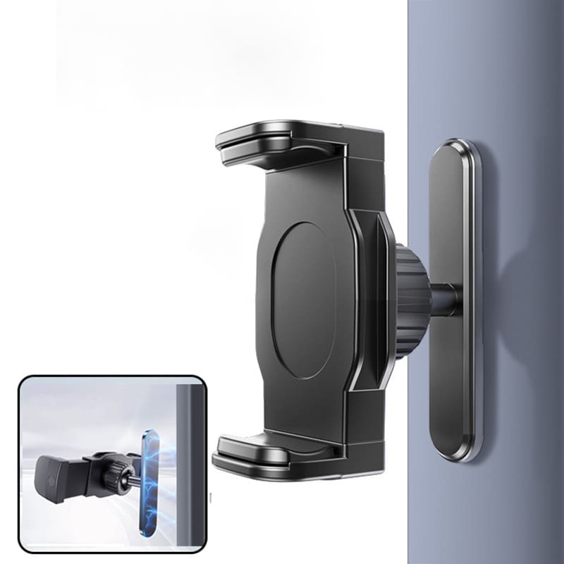 Magnetic Gym Phone Mount – 360° Adjustable, Attaches to Any Metal Surface