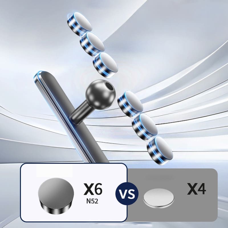 Magnetic Gym Phone Mount – 360° Adjustable, Attaches to Any Metal Surface