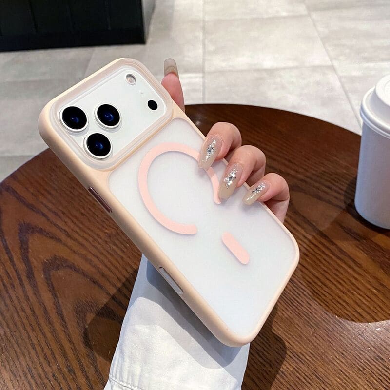 Magnetic Matte-Finish Case for iPhone 17