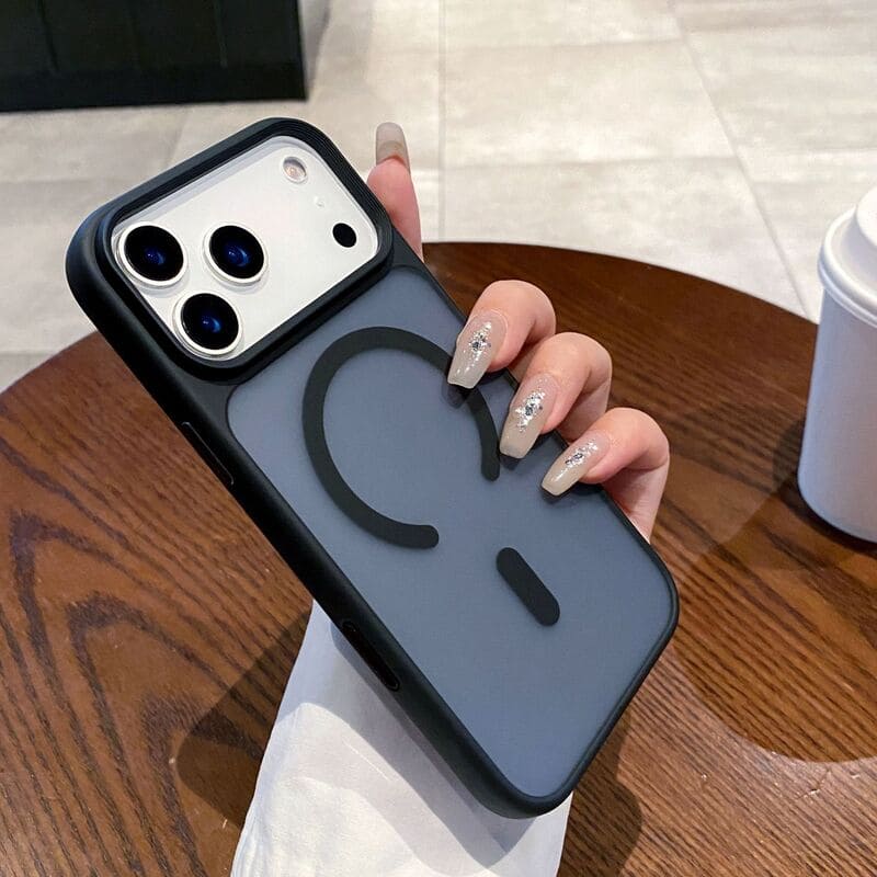 Magnetic Matte-Finish Case for iPhone 17