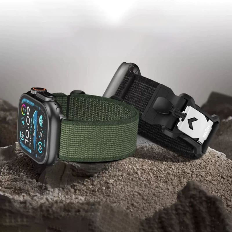 Magnetic Nylon Sport Band For Apple Watch – Breathable & Secure Fit