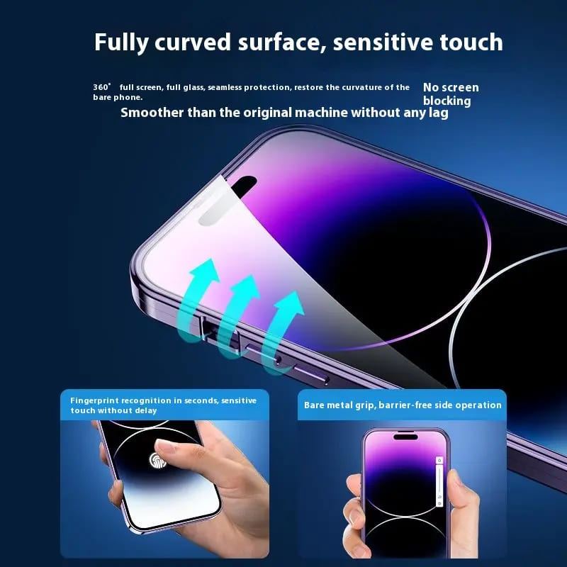 Magnetic Privacy Metal Frame Case for iPhone – Double-Sided, Anti-Spy Screen, Shockproof, Full Protection