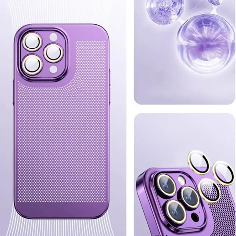Matte Cooling Case with Camera Protection For iPhone