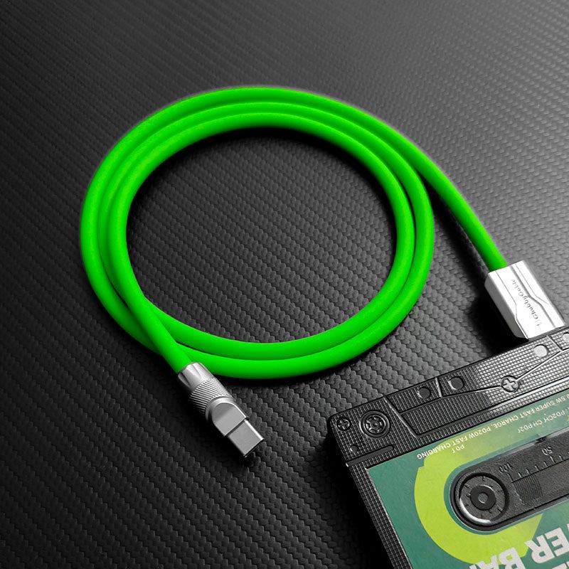 "Mecha Chubby" 240W Fast Charging Cable - 16 Vibrant Colors & Usb-C Only