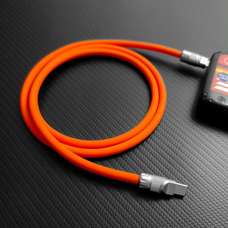 "Mecha Chubby" 240W Fast Charging Cable - 16 Vibrant Colors & Usb-C Only