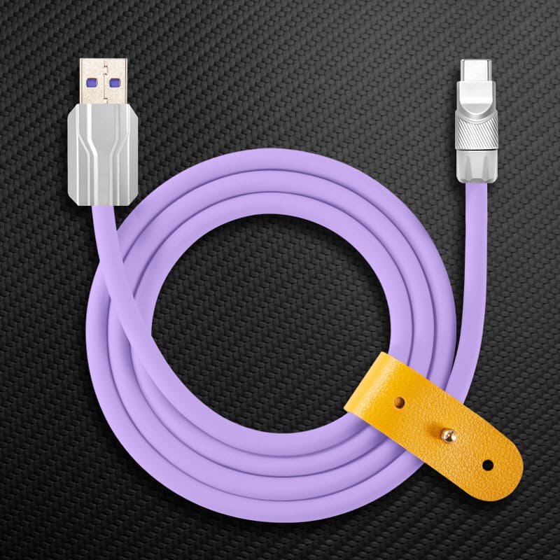 "Mecha Chubby" 240W Fast Charging Cable - 16 Vibrant Colors & Usb-C Only