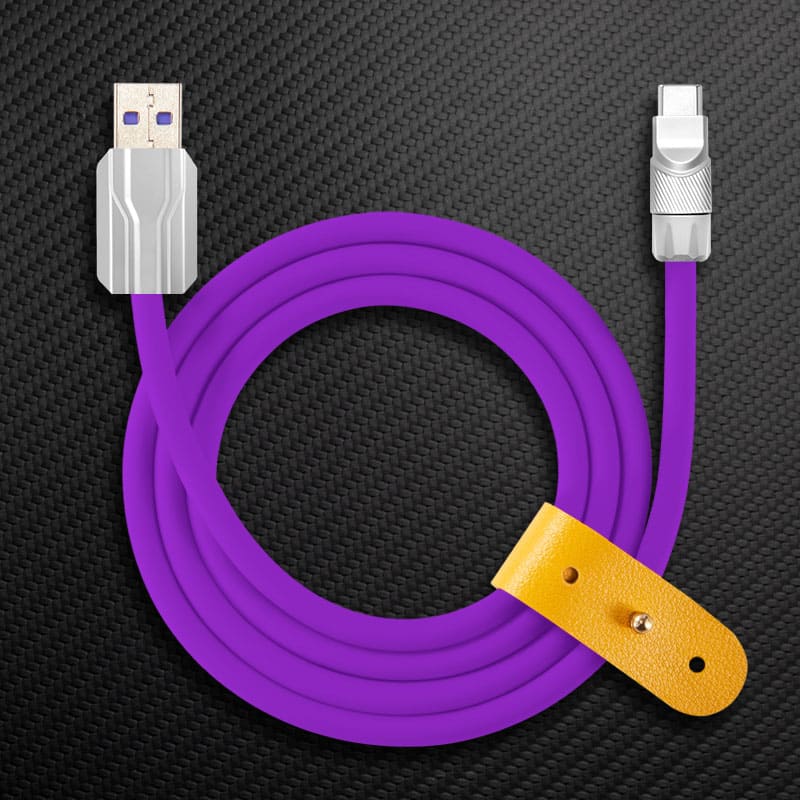 "Mecha Chubby" 240W Fast Charging Cable - 16 Vibrant Colors & Usb-C Only