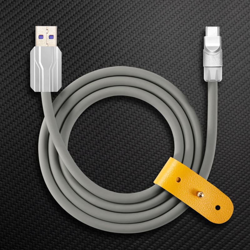 "Mecha Chubby" 240W Fast Charging Cable - 16 Vibrant Colors & Usb-C Only