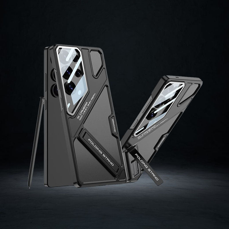 Mecha Style Stand Phone Case For Samsung