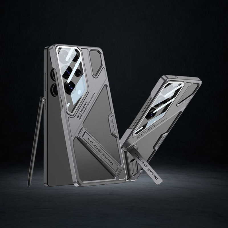 Mecha Style Stand Phone Case For Samsung