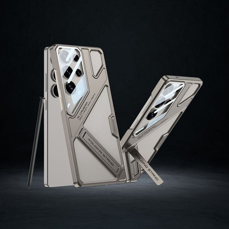 Mecha Style Stand Phone Case For Samsung