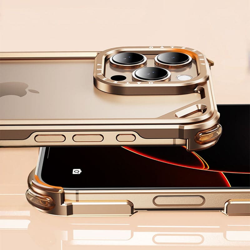 Metal Frame Bare-Feeling Phone Case For iPhone