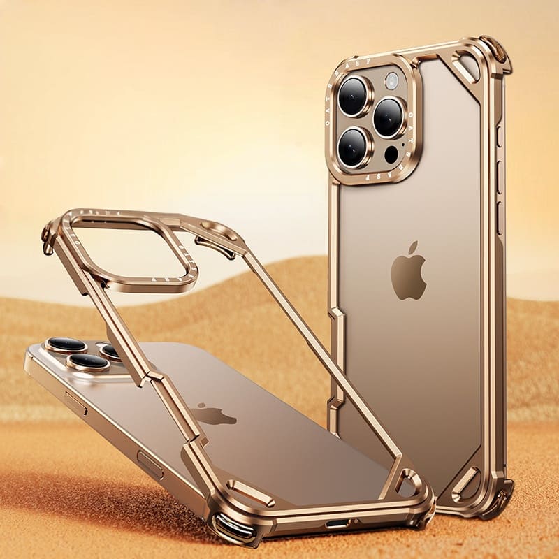 Metal Frame Bare-Feeling Phone Case For iPhone