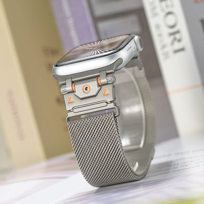 Metal Magnetic Mesh Strap Designed For Apple Watch