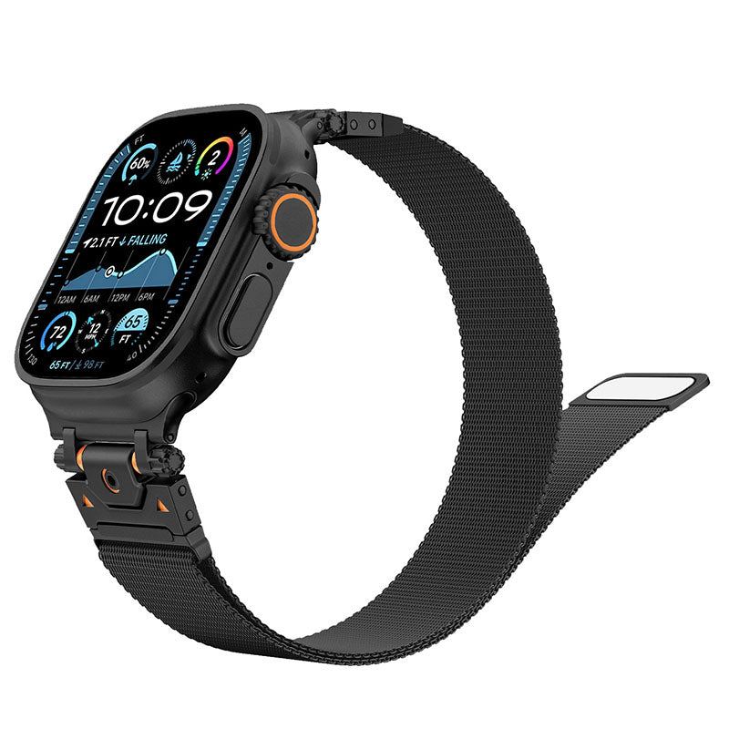 Metal Magnetic Mesh Strap Designed For Apple Watch