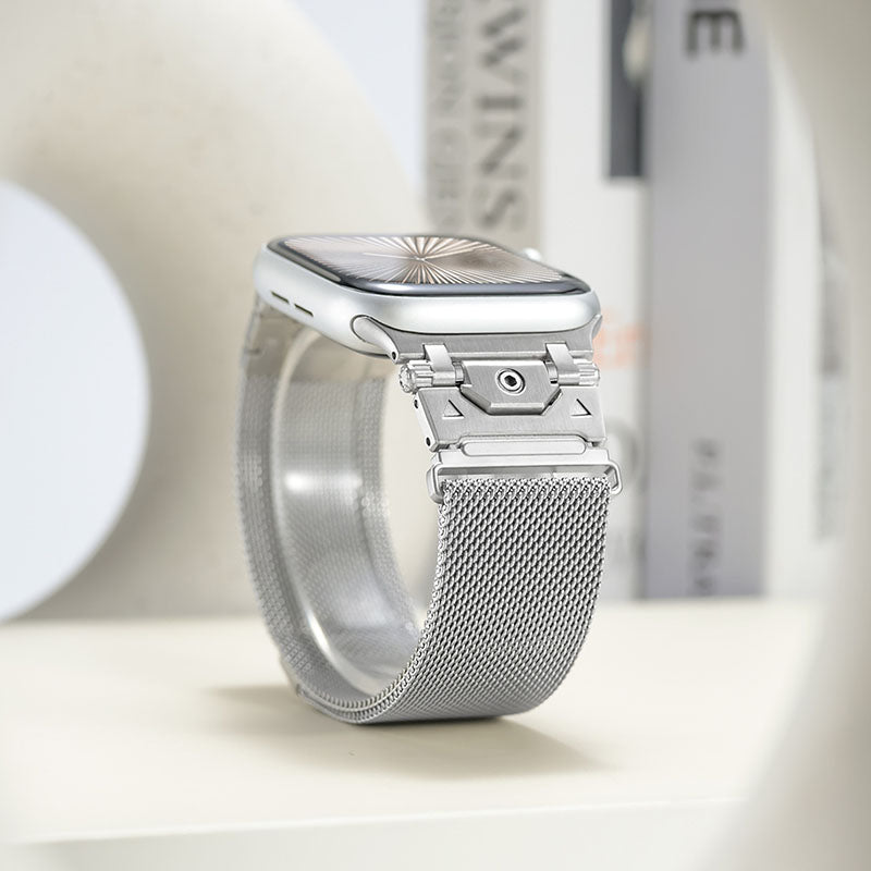 Metal Magnetic Mesh Strap Designed For Apple Watch