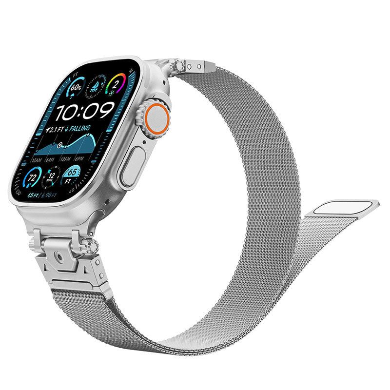 Metal Magnetic Mesh Strap Designed For Apple Watch