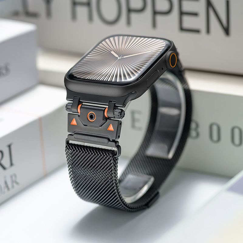 Metal Magnetic Mesh Strap Designed For Apple Watch