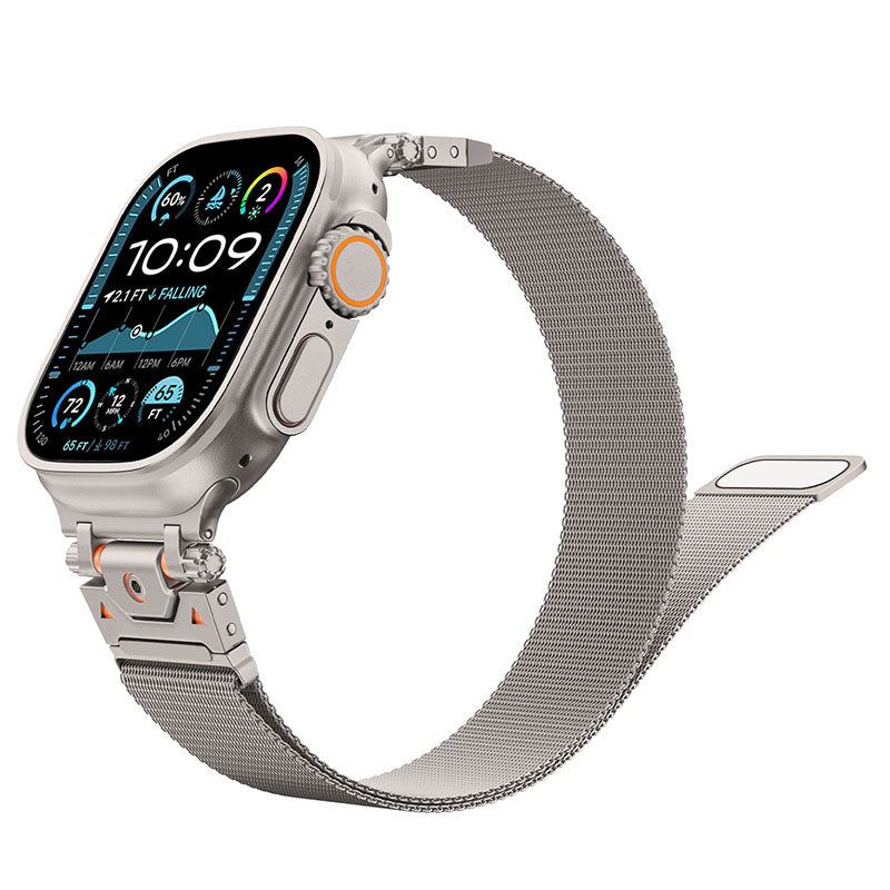 Metal Magnetic Mesh Strap Designed For Apple Watch