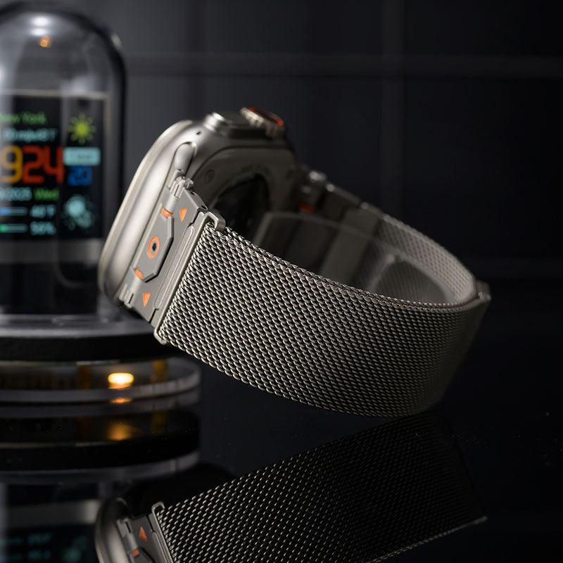Metal Magnetic Mesh Strap Designed For Apple Watch