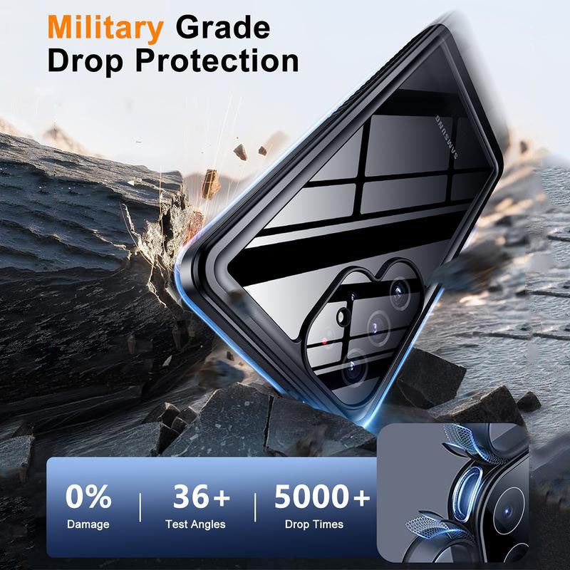 Military-Grade 360° Shockproof Waterproof Heavy Duty Case For Samsung Galaxy