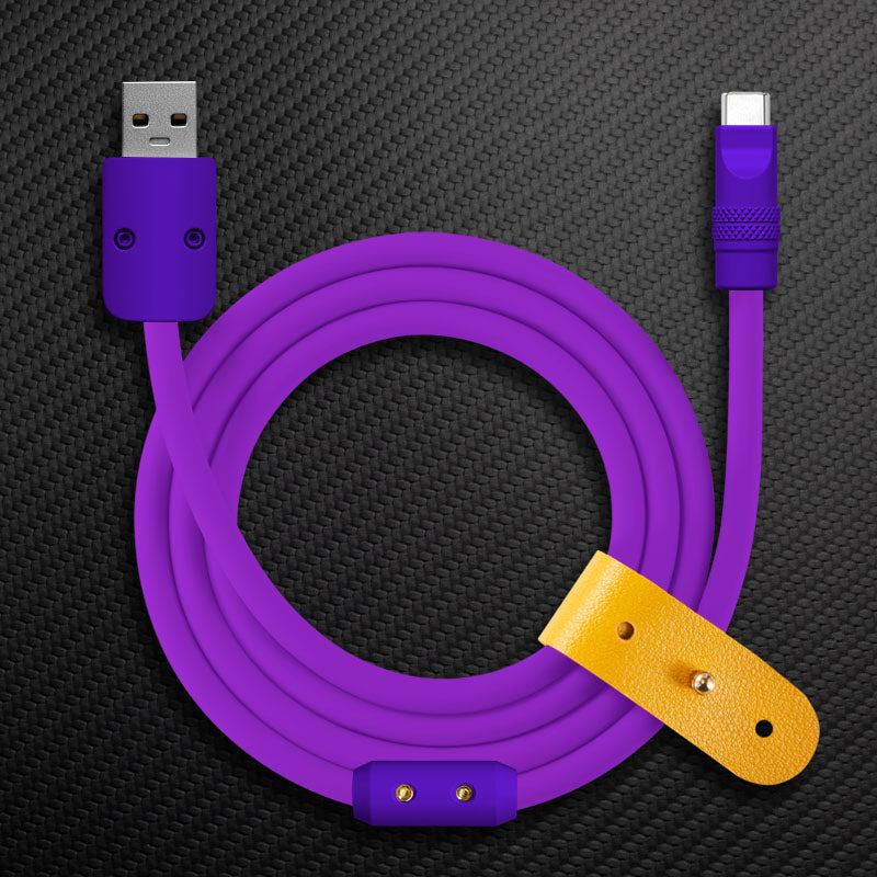 "Mono Chubby" Solid Color Silicone Charge Cable