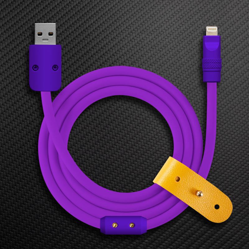 "Mono Chubby" Solid Color Silicone Charge Cable