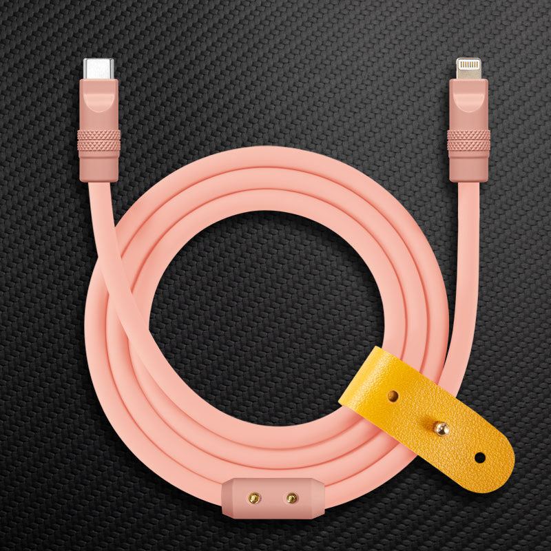 "Mono Chubby" Solid Color Silicone Charge Cable