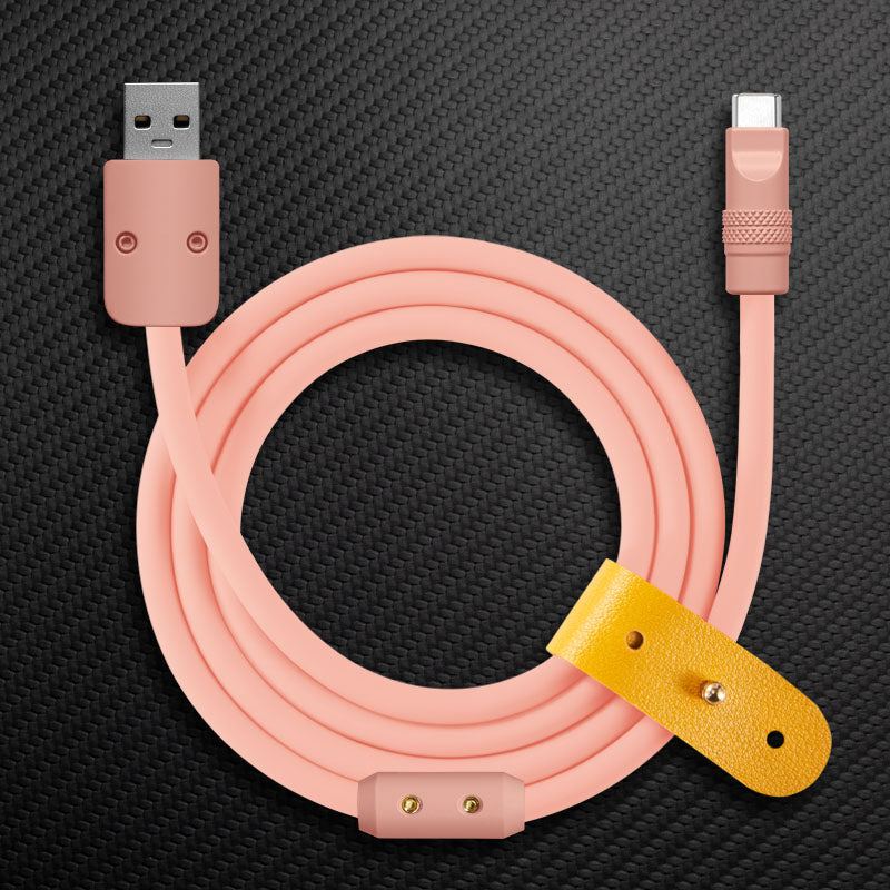 "Mono Chubby" Solid Color Silicone Charge Cable