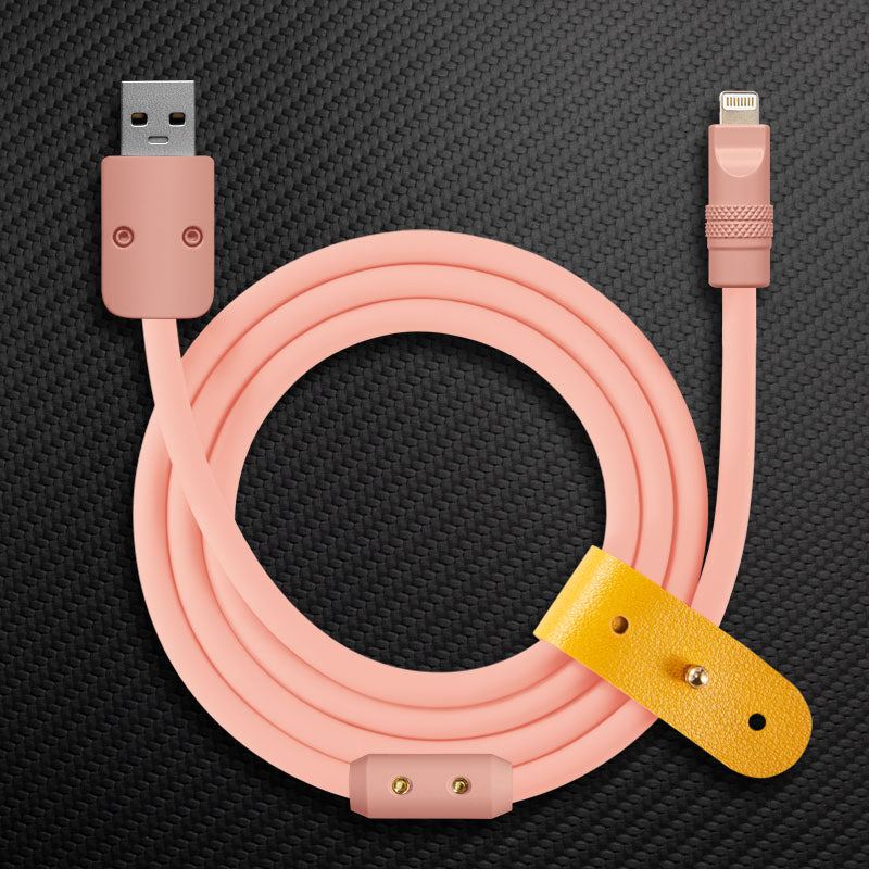 "Mono Chubby" Solid Color Silicone Charge Cable