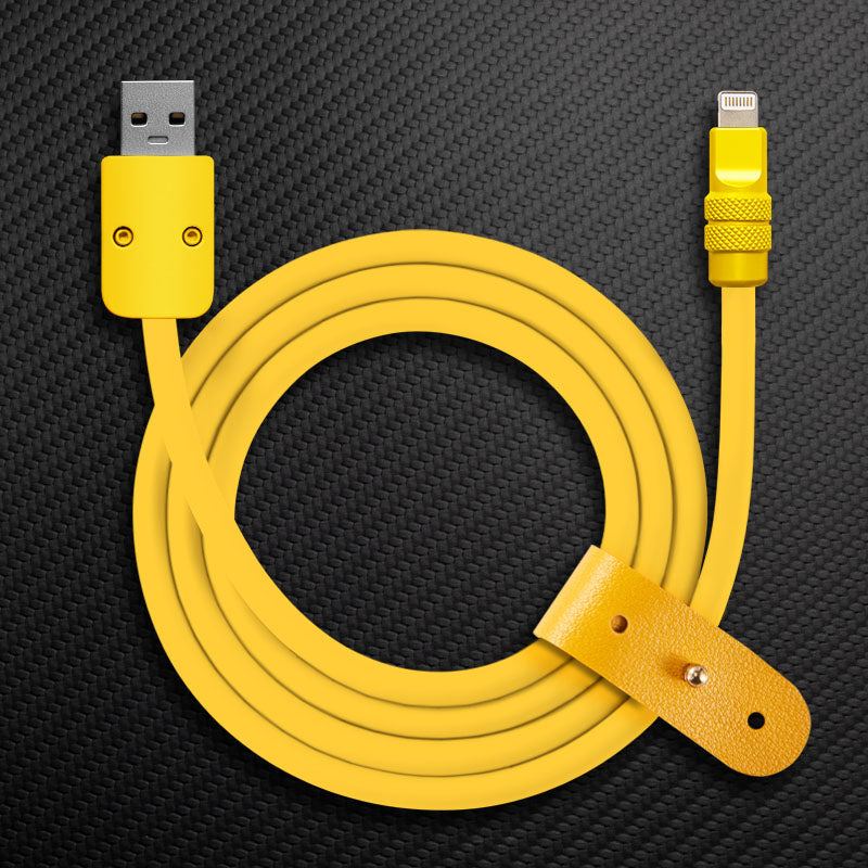 "Monochrome Chubby" 240W Classic Solid Color Fast Charging Cable