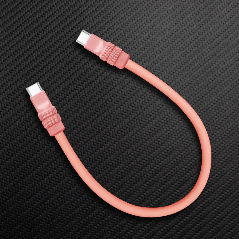 "Monochrome Chubby" Power Bank Friendly Cable - Silicone Material