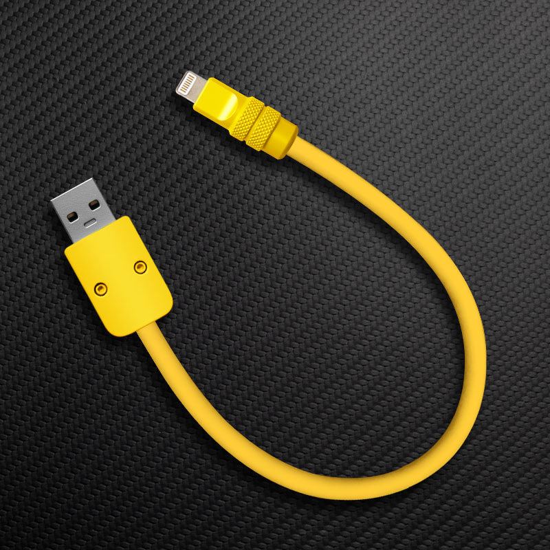 "Monochrome Chubby" Power Bank Friendly Cable - Silicone Material