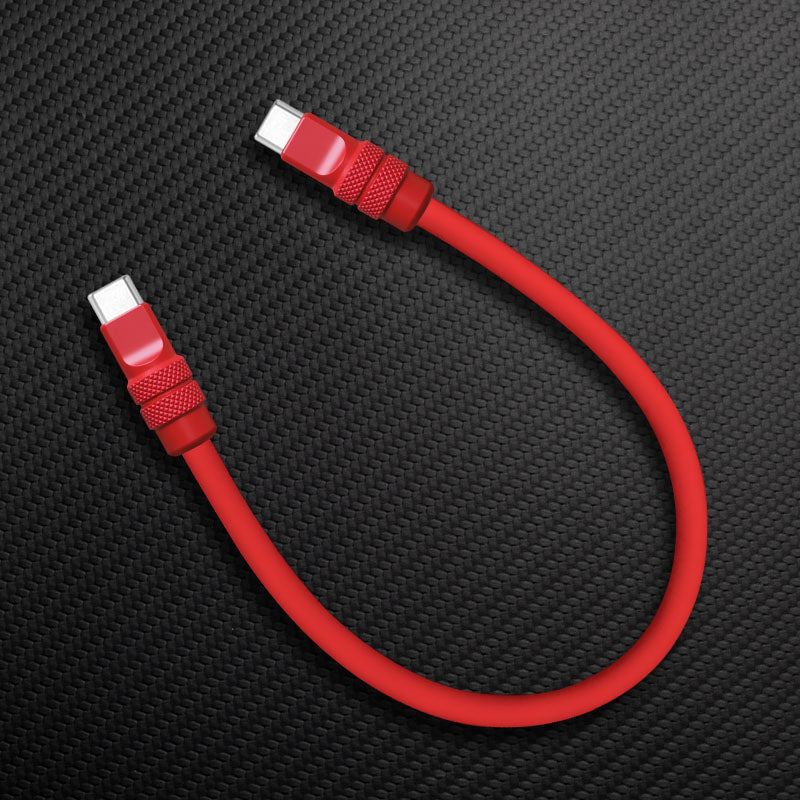 "Monochrome Chubby" Power Bank Friendly Cable - Silicone Material