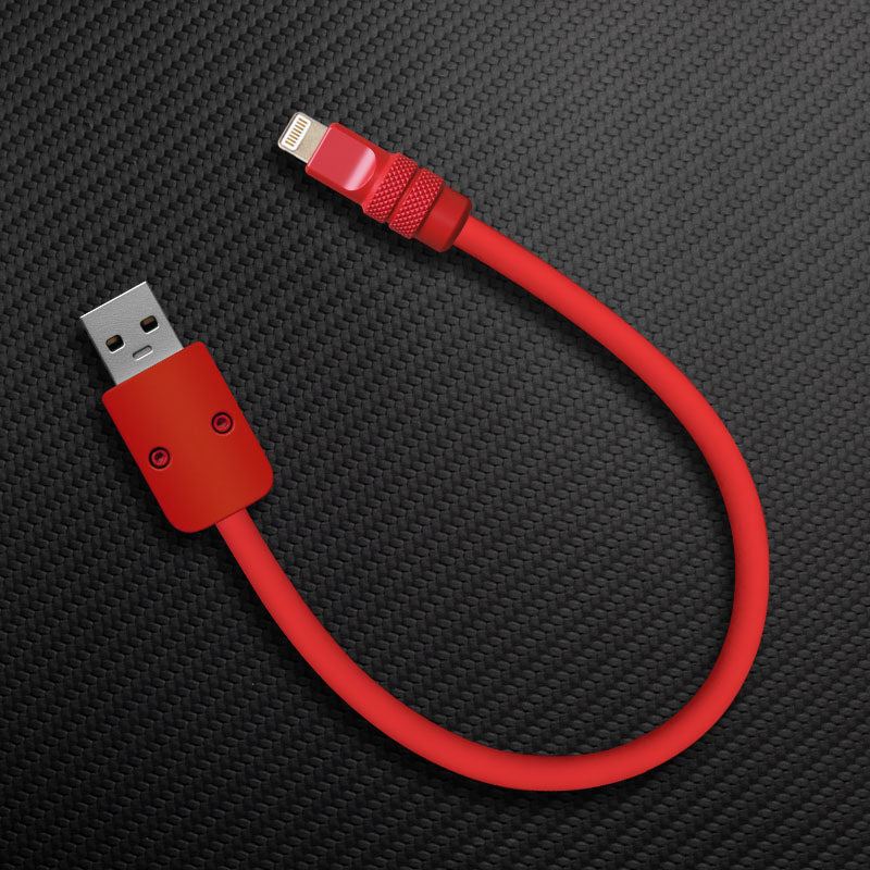 "Monochrome Chubby" Power Bank Friendly Cable - Silicone Material