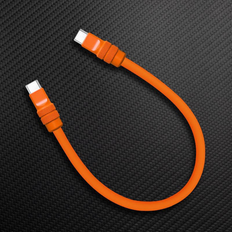 "Monochrome Chubby" Power Bank Friendly Cable - Silicone Material