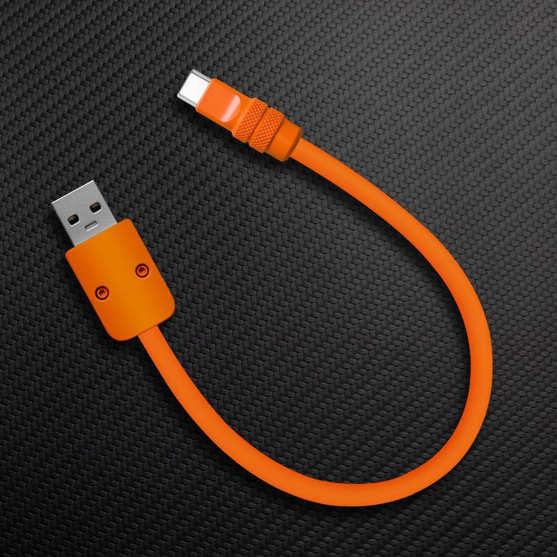 "Monochrome Chubby" Power Bank Friendly Cable - Silicone Material