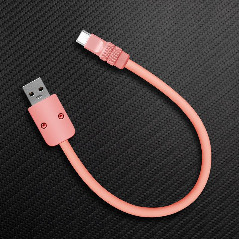 "Monochrome Chubby" Power Bank Friendly Cable - Silicone Material